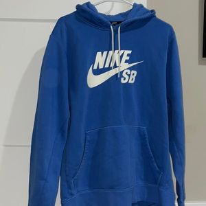 Mens Blue Nike SB Hoodie
